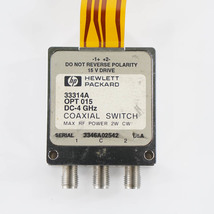 [DW] 8日保証 10台入荷 33314A hp COAXIAL SWITCH OPT 015 DC-4GHz Agilent アジレント Keysight キーサイト スイッチ[05284-0595]_画像4