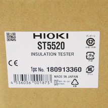 [DW] 8日保証 15台入荷 未使用品 ST5520 HIOKI 日置 INSULATION TESTER 絶縁抵抗計 電源コード[05414-0001]_画像4