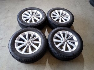 YS2498【送料無料235/55R17】VW フォルクスワーゲン 純正 5N ティグアン純正 中古スタッドレス ●17×7J 112/5H ET43●