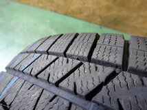 RK1298【送料無料215/55R17】1本 2021年製 ダンロップ WINTERMAXX WM03 中古スタッドレス ヴェゼル クラウン マークX《即決》_画像4