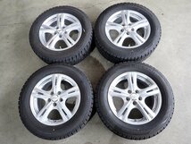 YS2558【送料無料195/65R15】プリウス ウィッシュ アリオン オーパ等 中古スタッドレス ●15×6J 100/5H ET45●1円スタート_画像1