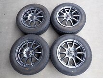 YS2554【送料無料165/70R14】マーチ フィット などに 2020年製 グッドイヤー 中古スタッドレス ●14×5.5J 100/4H ET48●1円スタート_画像1