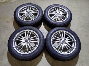 YS2649【送料無料185/60R16】ノート e-POWER フィットなどに ブリヂストン VRX2 中古スタッドレス ★16×6J 100/4H ET50★