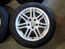 YS2750【送料無料205/55R16】W204 Cクラスなどに ATS 中古社外アルミホイール付き スタッドス ▼16×7J 112/5H ET43▼_画像2