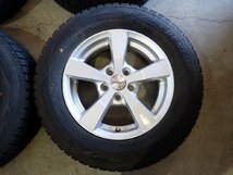 YS2741【送料無料185/70R14】ワーゲン ポロ MK6 AW/BZ系 ダンロップ 中古スタッドレスセット ★14×5.5J 100/5H ET35★_画像2