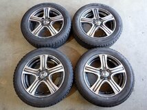 YS2739【送料無料185/60R15】フィット シャトル グレイスなど ヨコハマ 中古スタッドレス ★15×5.5J 100/4H ET50★1円スタート_画像1