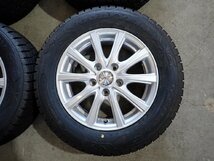 YS2810【送料無料195/65R15】セレナ オーリス ルミオンなどに グッドイヤー 中古スタッドレス ★15×6J 114.3/5H ET45★1円スタート_画像2