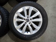 YS2923【送料無料215/55R17】VW フォルクスワーゲン純正 ザ・ビートル純正 中古スタッドレス ■17×7J 112/5H ET43■_画像2