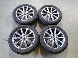 YS2975【送料無料165/60R15】ハスラー ソリオ デリカミニ 2020年製 中古スタッドレス ★15×4.5J 100/4H ET43★1円スタート