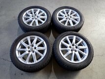 YS2978【送料無料195/55R16】トヨタ純正 プレミオ純正 20プリウス アリオン 中古スタッドレス ●16×6J 100/5H ET45●1円スタート_画像1