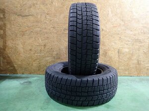 RK1444【送料無料215/65R15】2本 ダンロップ WINTERMAXX 02 WM02 中古スタッドレス E50エルグランド等に 《即決》