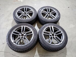 YS3180【送料無料245/45R17】W211 Eクラスなどに ダンロップ 中古スタッドレス ユーロテック ★17×7.5J 112/5H ET38★