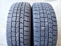 YS3227【送料無料185/65R15】マツダ純正スチール デミオ純正 2021年製 中古スタッドレス ■15×6J 100/4H ET約45■1円スタート_画像3