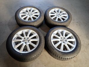 YS3338【送料無料225/55R17】スバル XV SH系フォレスターなどに GY 中古スタッドレス ■17×7J 100/5H ET50■1円スタート