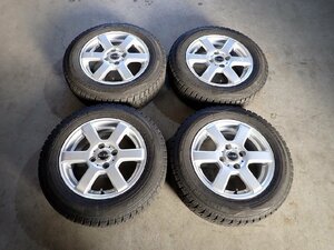 YS3336【送料無料165/70R14】パッソ ヴィッツ アクア スペイド ダンロップ 中古スタッドレス ★14×5.5J 100/4H ET40★1円スタート