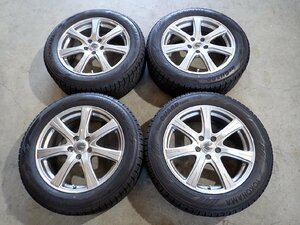 YS3245【送料無料225/55R18】E52エルグランドなどに ヨコハマ IG60 中古スタッドレスセット ★18×7.5J 114.3/5H 48★