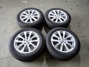 YS3371【送料無料215/60R17】C-HR エスティマ オデッセイ エリシオン 2021年製 スタッドレス ★17×7J 114.3/5H ET48★1円スタート