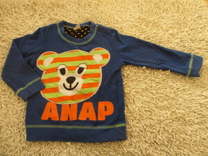 ★USED！ANAP　アナップ　プリント　長袖トレーナー　90㎝★