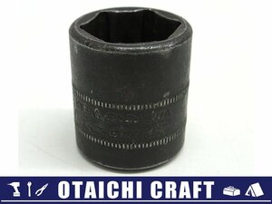 【中古】Snap-on(スナップオン) 3/8(9.5sq) 19mm インパクトシャローソケット IMFM19【/D20179900000471D/】