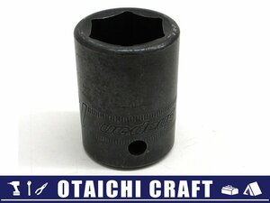 【中古】Snap-on(スナップオン) 1/2(12.7sq) 19mm シャローインパクトソケット IMM190【/D20179900000393D/】