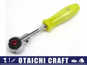 【中古】MAC TOOLS(マックツールズ) 1/4(6.3sq) スイベルラチェット MR100SP【/D20179900029739D/】