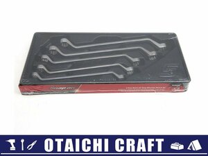 【未使用】Snap-on(スナップオン) 60°オフセットメガネレンチセット XOM605 10-19mm【/D20179900029817D/】