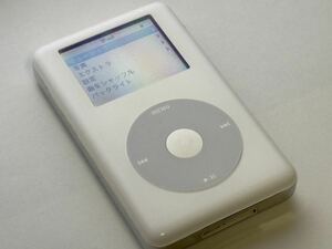 【動作品】 iPod classic 第4世代 A1099 20GB カラー iPod Photoアイポッド ホワイト 白