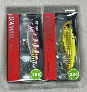 メガバス オニマル 鬼丸 30ｇ 2個セット 未開封品 G GOLD DOUBLE CHART ＆ G PINK BACK GIGO Megabass ONIMARU