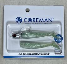 コアマン RJ-16 ローリングジグヘッド 未開封品 SH / 沖堤イワシ COREMAN 16ｇ アルカリシャッド_画像1