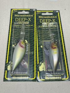 メガバス DEEP-X 300 2個セット 未開封品 PM KISYU AYU ＆ TAKUMI SEOCHI AYU MEGABASS ディープX 300