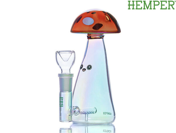 HEMPER ヘンパー トリッピー マッシュルーム ガラスボング バブラー ガラスパイプ カンナビスカップ ハイタイムズ マリファナ thc 大麻