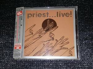 ☆ジューダス・プリースト「プリースト・・・ライヴ！」国内盤 2CD リマスター ボーナストラック JUDAS PRIEST - PRIEST...LIVE!