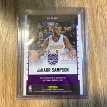 【Jakarr Sampson auto】Denver Nuggets デンバー・ナゲッツ Sacramento Kings サクラメント・キングス NBA_画像2