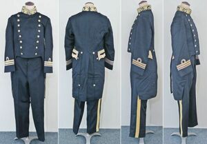 旧日本海軍 少佐 大礼服上下 ベスト トランク付（210