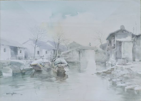 中国 水彩画の値段と価格推移は?|8件の売買データから中国 水彩画の