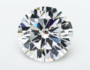 51.96ct 20㎜サイズで超特大・人工宝石キュービックジルコニア　輝き良好のラウンドブリリアンカットでは最大級のサイズです。