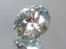 0.91ct e 新品・希少石・地球上で天然ダイアモンドの次に硬い石　モース硬度9.5 合成モアッサナイト _画像4