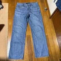 美品カルバン・クラインジーンズDENIM32インチデニムパンツジッパーサイズ貴重ボトムス_画像3