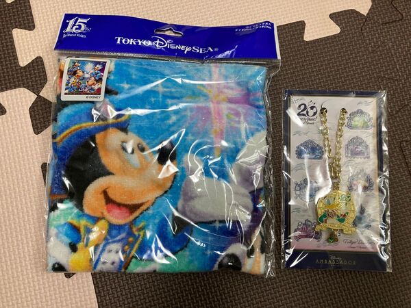 ディズニーシー ハンドタオル チェーンチャーム