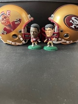 NFL　サンフランシスコ 49ers　アメリカンフットボール ジェリー・ライス　スティーヴ・ヤング　ヘルメット　フィギュア_画像1