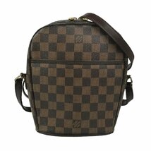 【1円～】ルイ・ヴィトン LOUIS VUITTON バッグ ショルダーバッグ ダミエ エベヌ イパネマPM N51294 レザー 中古_画像1