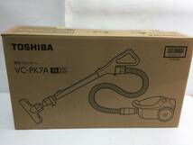 siN153# 送料無料 TOSHIBA 紙パック式掃除機 VC-PK7A 2022年製 ※使用感・傷有_画像1