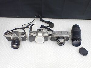☆D684-80　30　ASAHI PENTAX S2 一眼レフカメラ Auto-Takumar 1:2/55、PENTAX MZ-5、MAMIYA レンジファインダー 1:2.8 f=48mm、