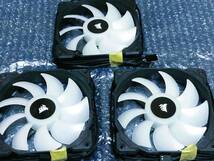 Corsair SPシリーズ RGB FAN 6個組 現状品 コルセア ケースファン ファン_画像1