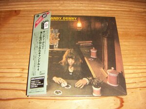 紙ジャケCD：SANDY DENNY THE NORTH STAR GRASSMAN AND THE RAVENS 海と私のねじれたキャンドル+4 サンディ・デニー：帯付