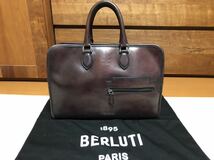 ☆美品☆超希少☆Berluti ☆ベルルッティスクリットドゥジュール レザーブリーフケース 2WAYビジネスバッグ 希少モデル【参考定価60万円】_画像1