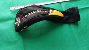 ★★アダムスゴルフ ADAMSGOLF IDEAPRO ヘッドカバー　ハイブリッド３用 （黒×黄）E30