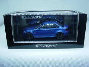 送料350円～ MINICHAMPS 1/43 BMW 1er M Coupe 2011 Blue metallic 1シリーズ