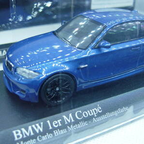 送料350円～ MINICHAMPS 1/43 BMW 1er M Coupe 2011 Blue metallic 1シリーズの画像3