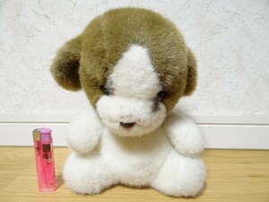 希少 80年代 ビンテージ 日本製 サンアロー ワンちゃん 犬 ぬいぐるみ 22cm レトロ 昭和 当時物